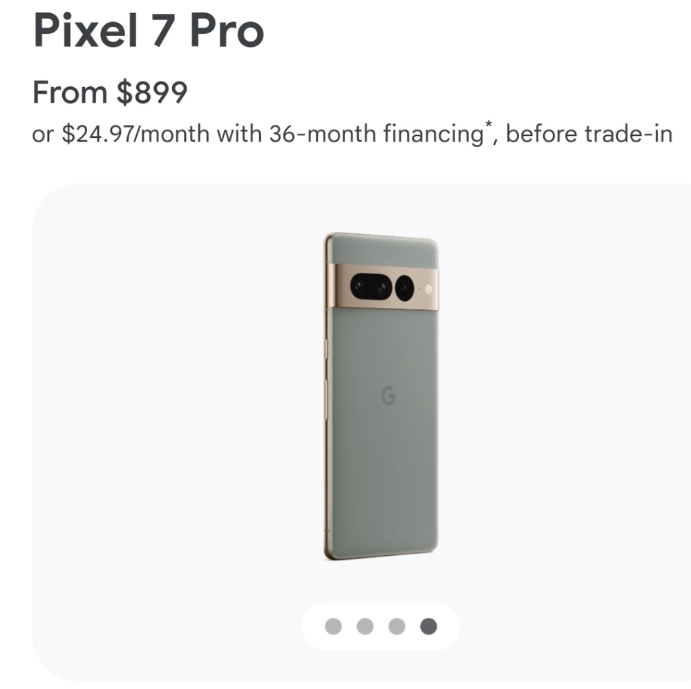 COPY - Google Pixel 7 Pro 128gb Unlocked